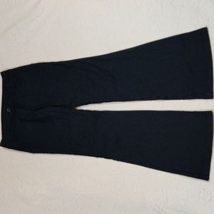 Ponny Tail Striped Bell Bottom Pants